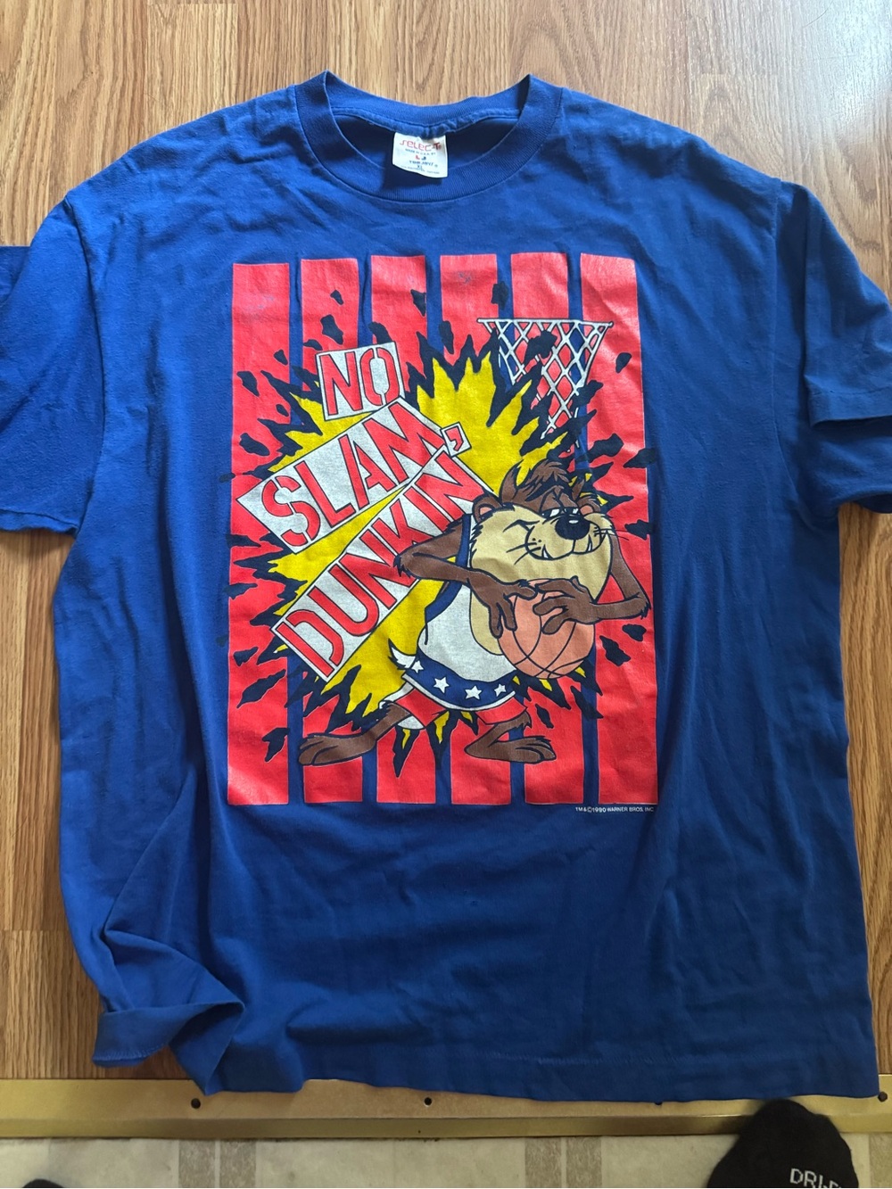 Warner Bros. Blue Looney Tunes Taz 'No Slam Dunkin' Graphic Tee